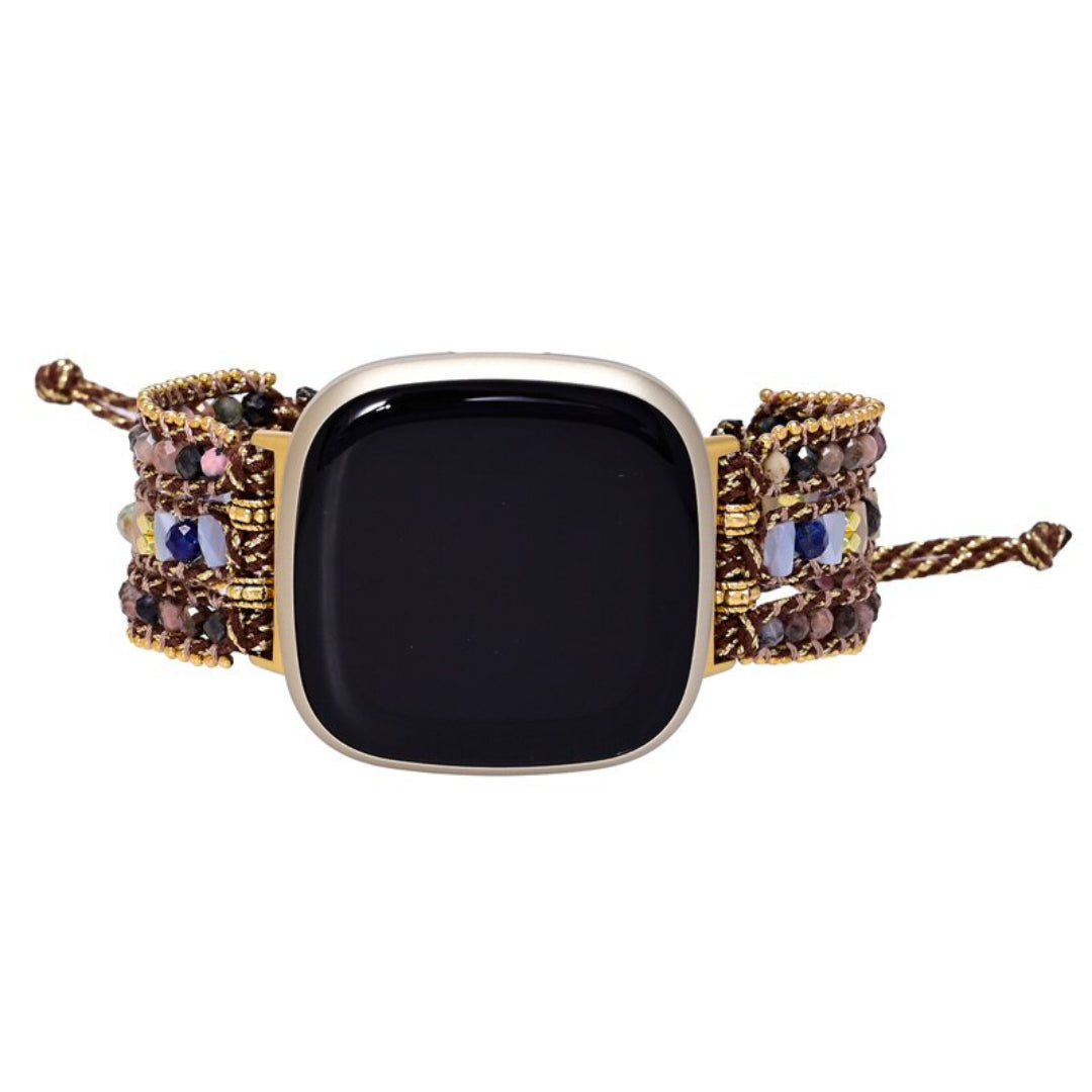 Boho Rhodochrosite Fitbit Watch Strap