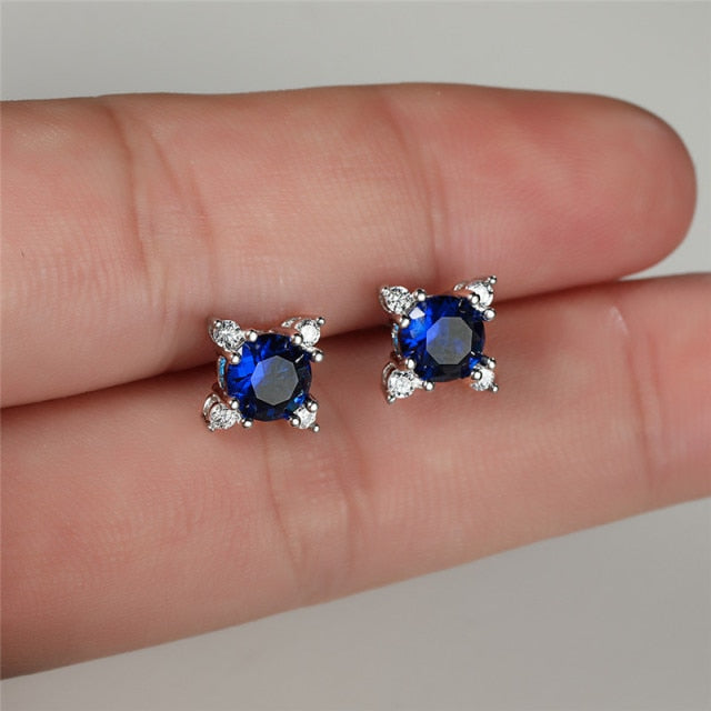 Glowing Flower Stud Earrings