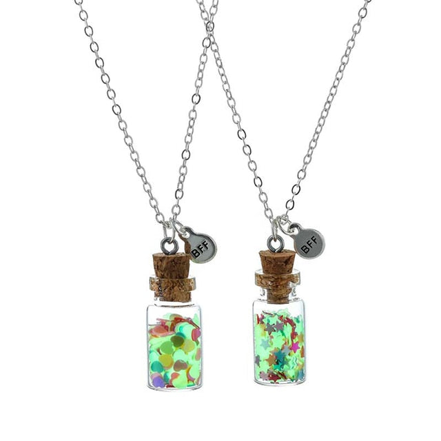 Butterfly Luminous Bottle Necklaces