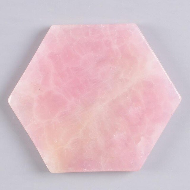 Spiritual Rose Quartz Coaster