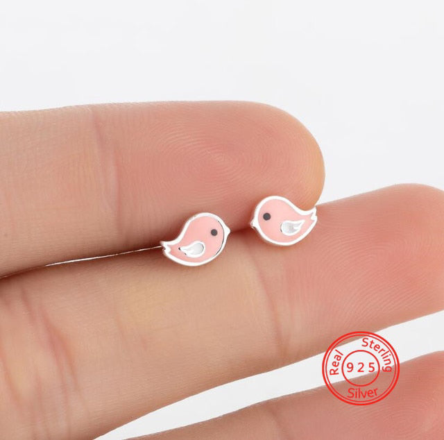 Ohrstecker „Sweet Birds“ aus 925er Sterlingsilber