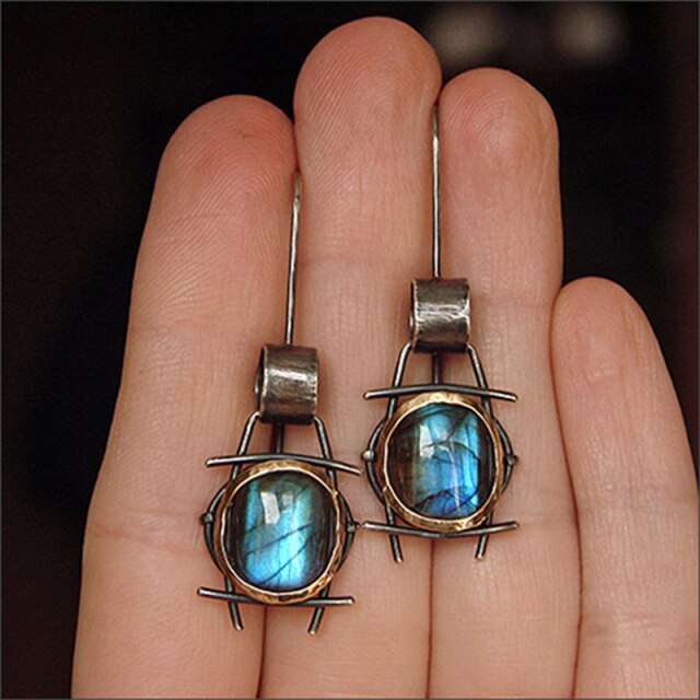 Inspiring Labradorite Drop Earrings