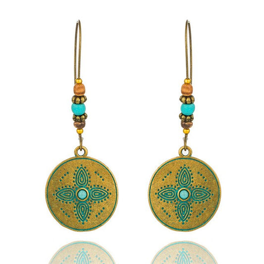 Turquoise Boho Earrings