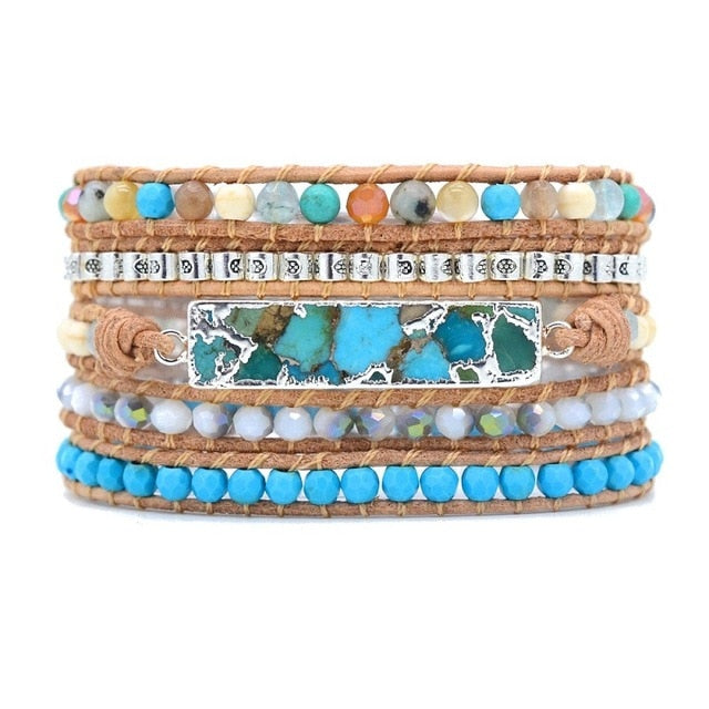 Intense Turquoise Protection Bracelet