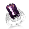 Stunning Amethyst Sterling Silver Ring