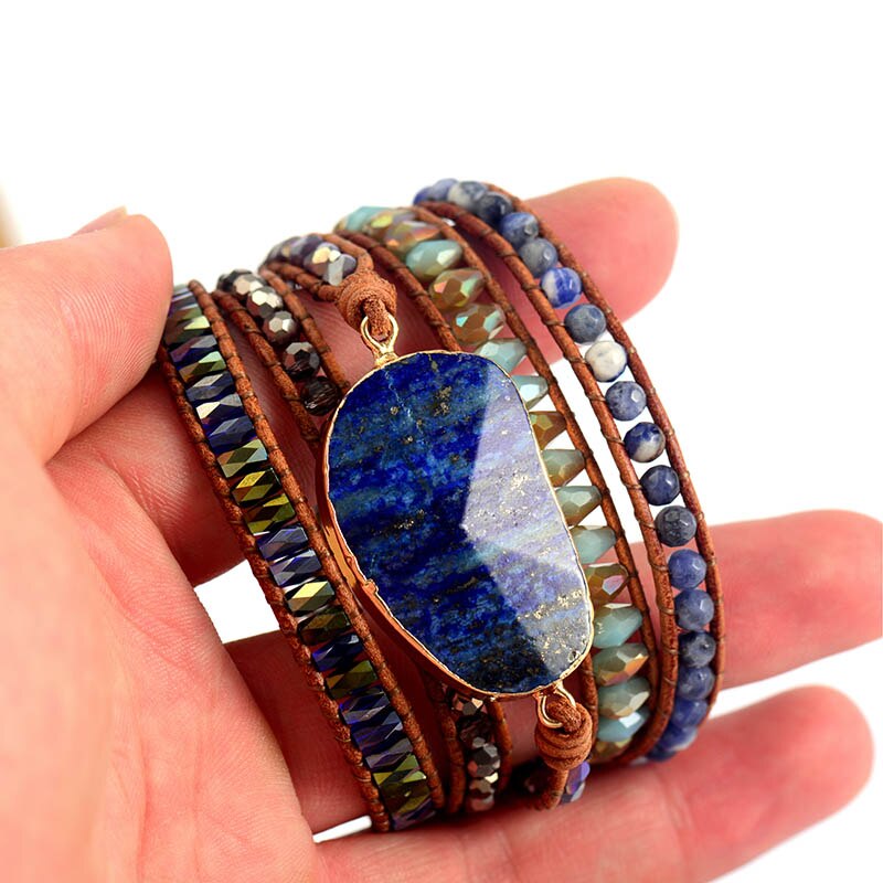 Indigo Lapis Lazuli & Sodalite Bracelet