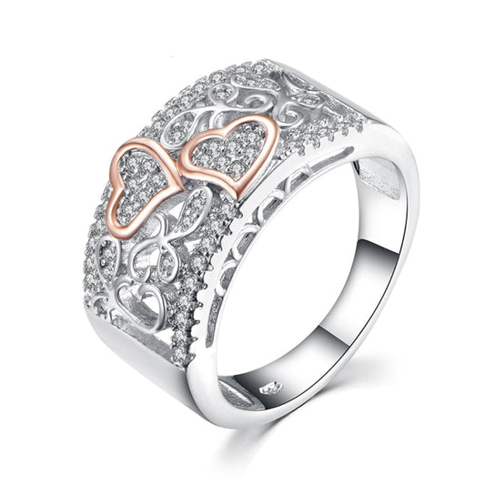 Love Zirconia 925 Sterling Silver Ring