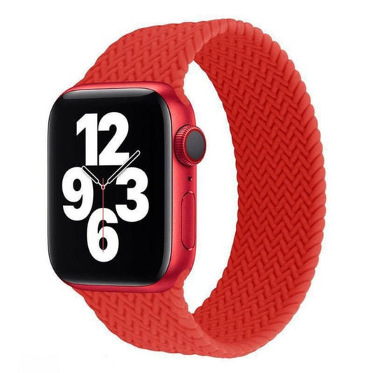 Geflochtenes Solo Red Apple Watch Armband 
