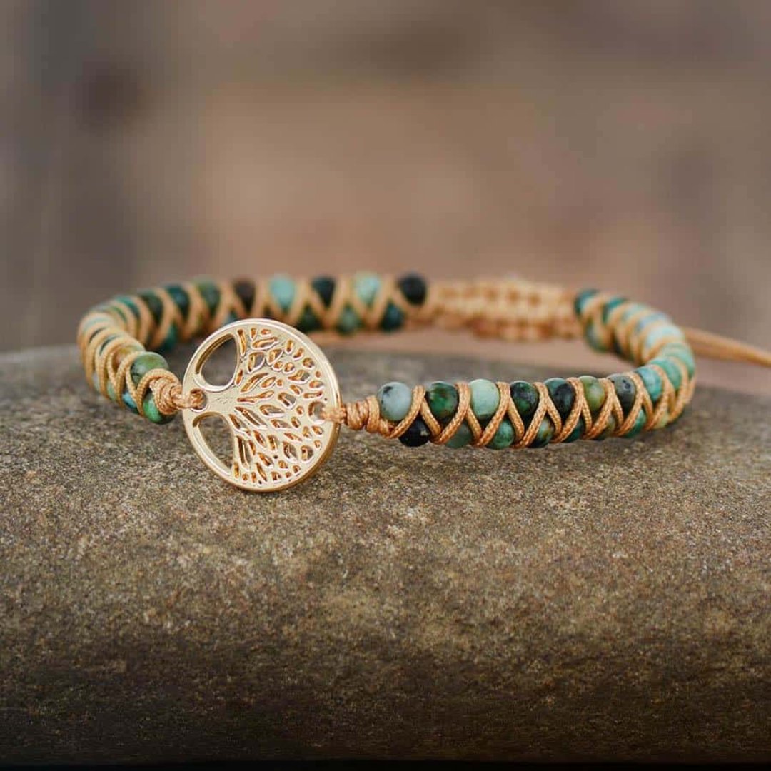 Afrikanischer Lebensbaum Armband Mann 