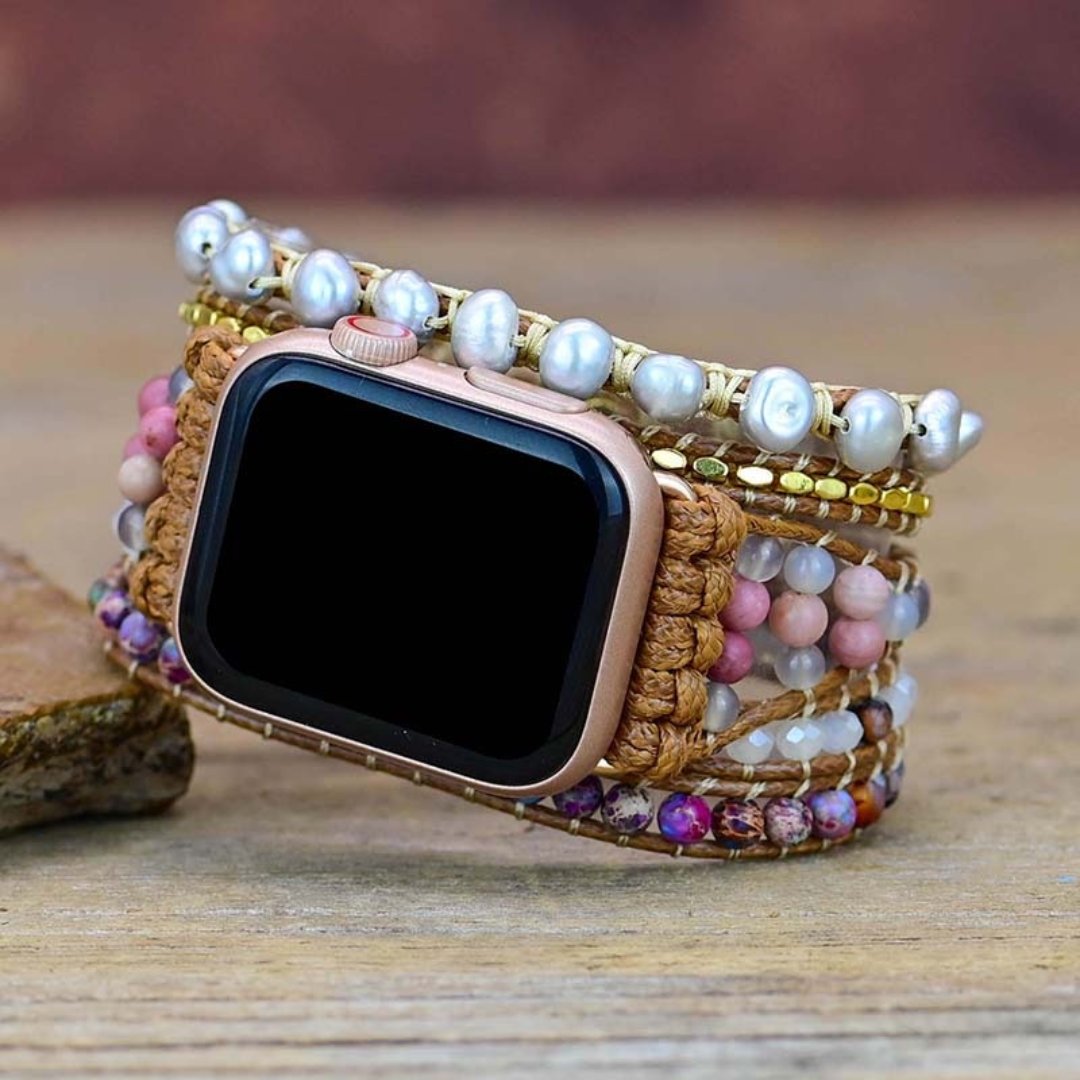 Calming Pearl Apple Watch Strap