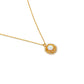 Sun White Opal 24K Gold Necklace