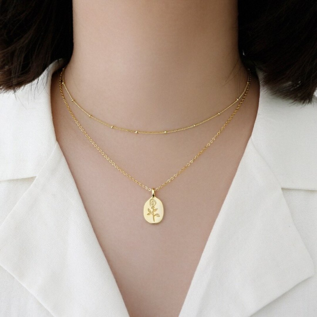 Rosa 925 Sterling Silver Necklace