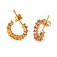 Helen Morganite 24K Gold Earrings