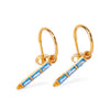 Theodora Topaz 24K Gold Earrings