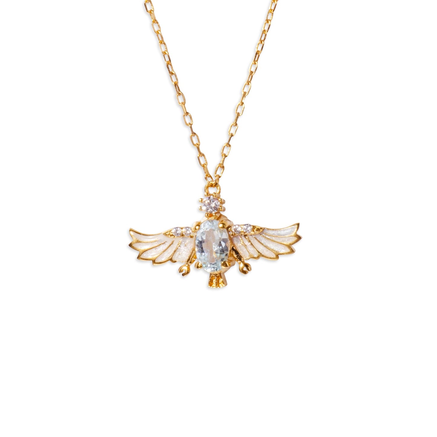 Phoenix Topaz 24K Gold Necklace
