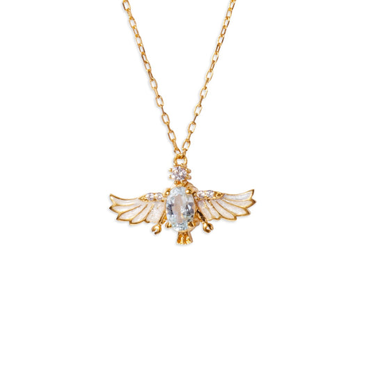Phoenix Topaz 24K Gold Necklace