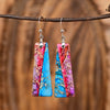 Bohemian Trapezoidal Jasper Earrings