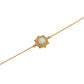 Sun White Opal 24K Gold Bracelet