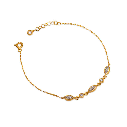 Vivian Klarquarz 24K Gold Armband