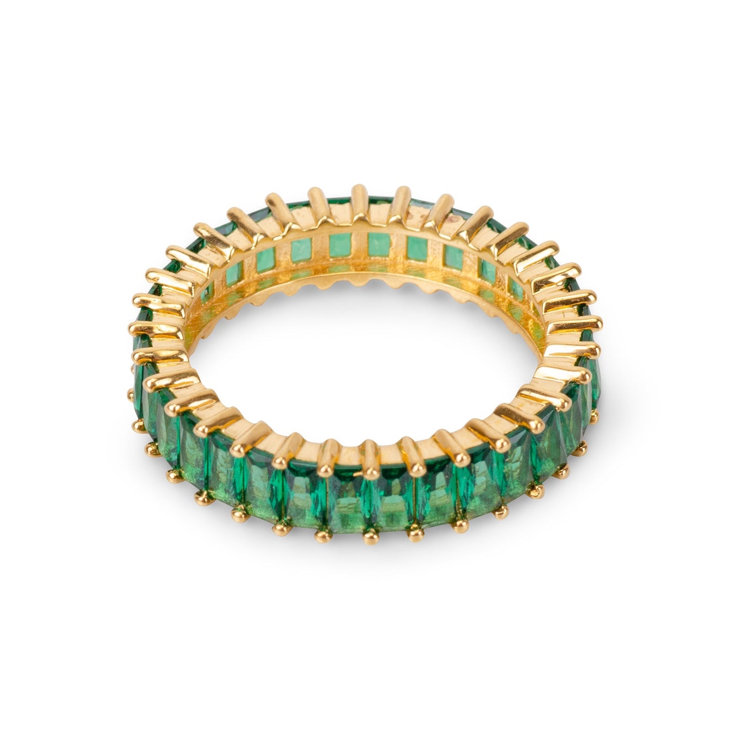 Helen Emerald 24K Gold Ring