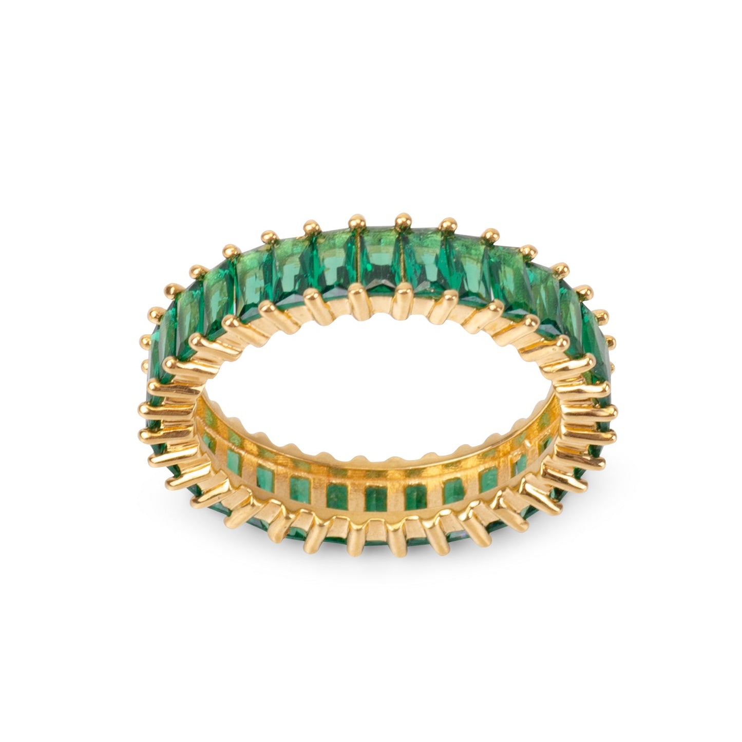 Helen Emerald 24K Gold Ring