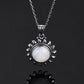 Vintage Moonstone Silver Necklace