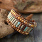 Böhmisches Sonnenblumen-Charm-Armband