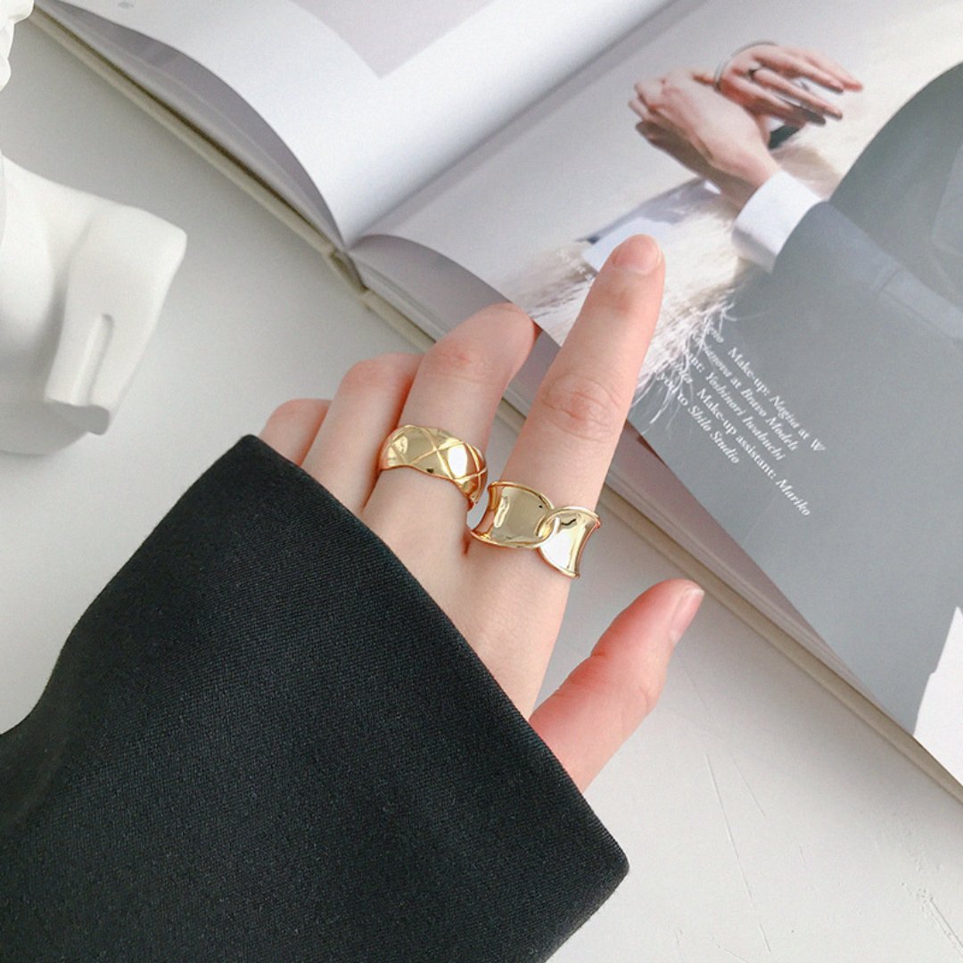 Verstellbarer Ring Kendra aus 925er Sterlingsilber 