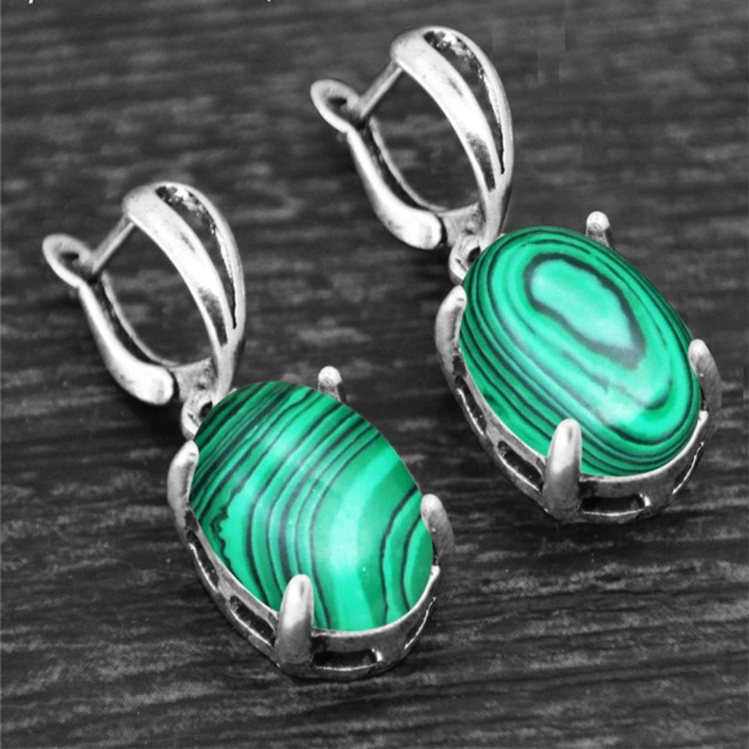 Spiritual Crystal Silver Plated Earrings