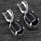 Spiritual Crystal Silver Plated Earrings