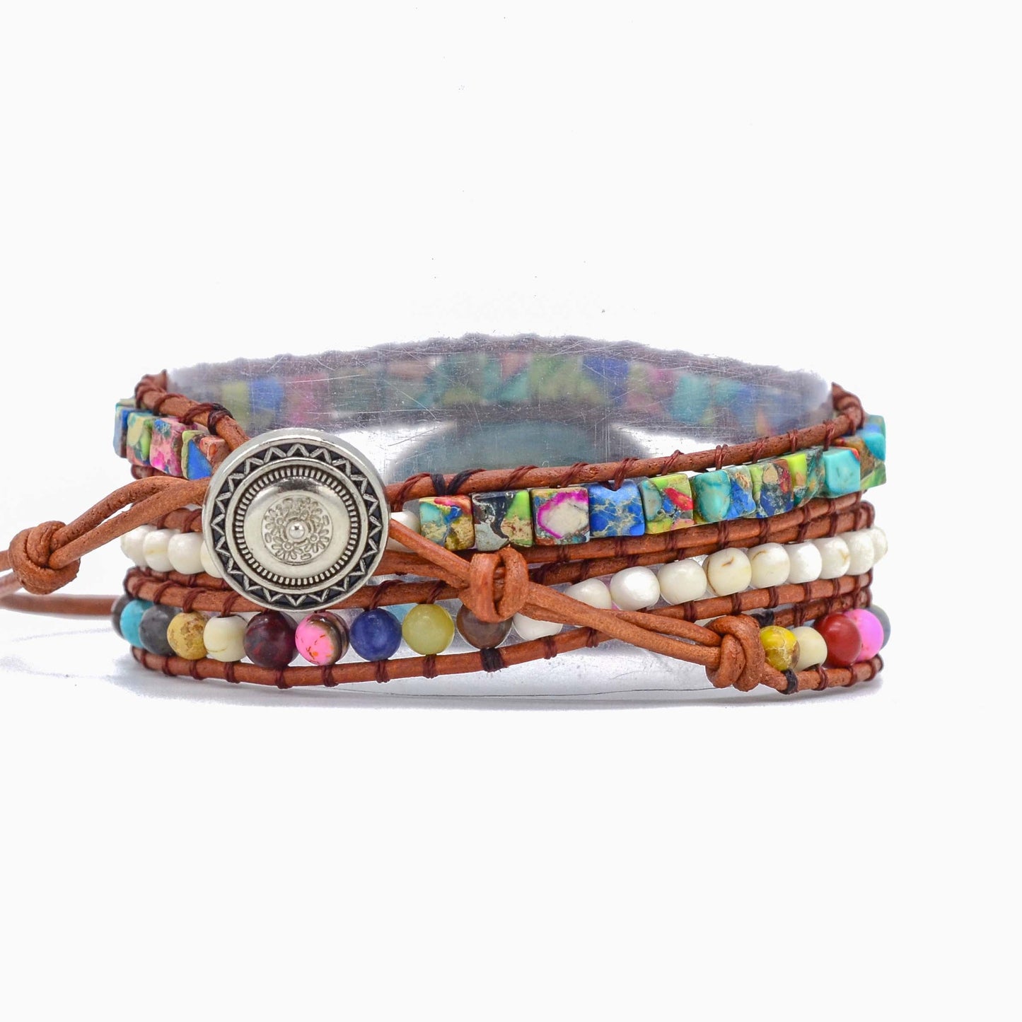 Ikarus-Jaspis-Chakra-Armband