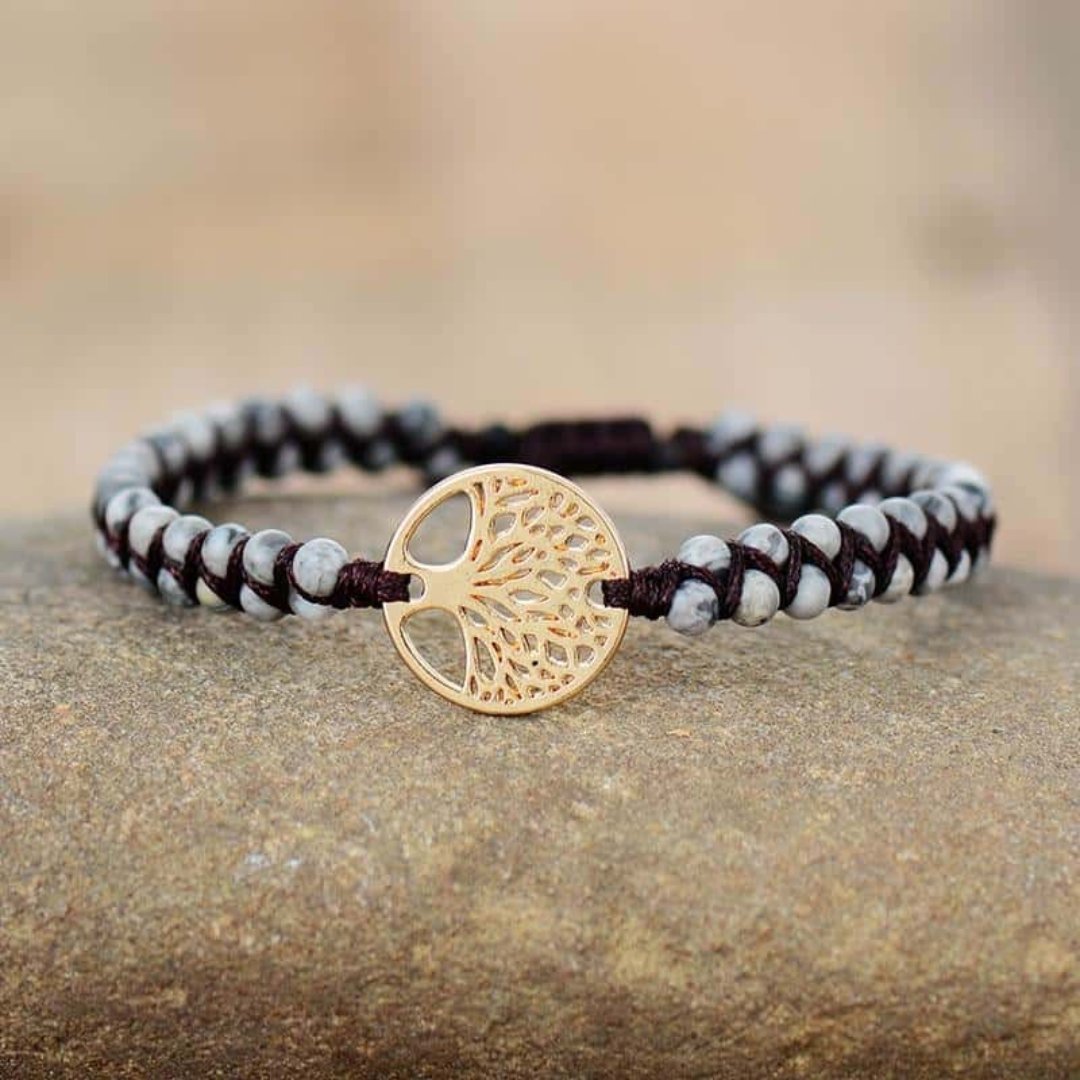 Afrikanischer Lebensbaum Armband Mann 