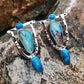 Ethnic Design Blue Earrings