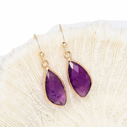Amethyst Ohrringe im böhmischen Stil