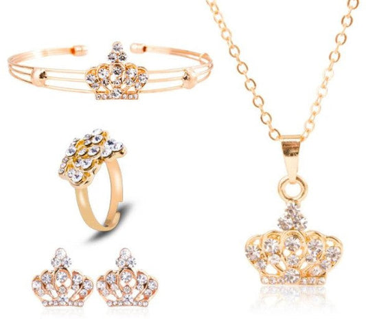 Crown Shaped Jewelry Set