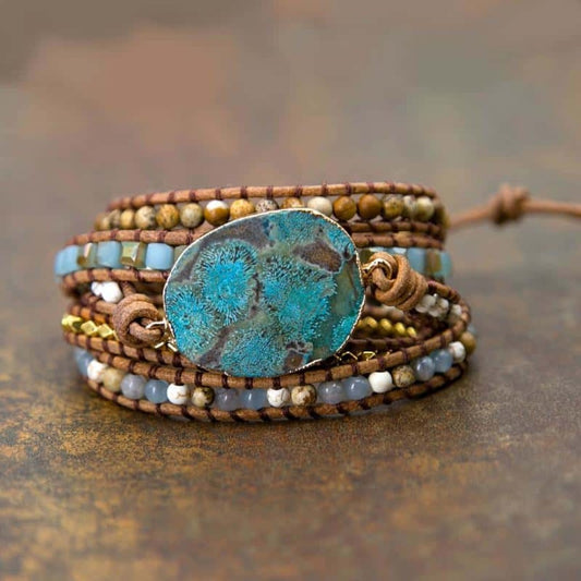 Blaues Ozean-Armband