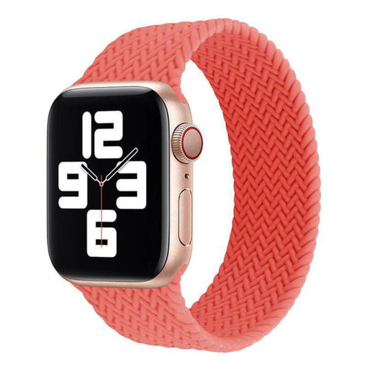 Geflochtenes Solo Pink Apple Watch Armband