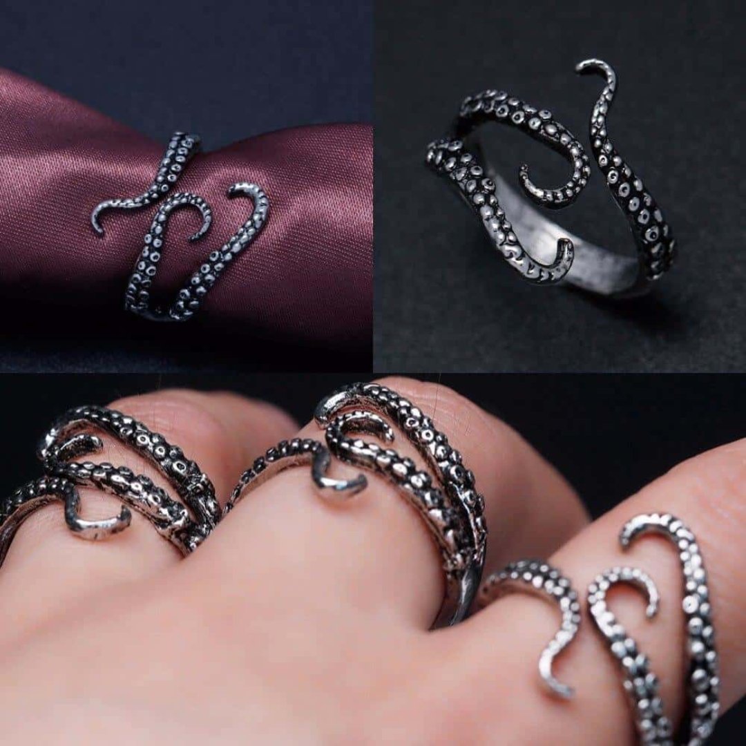 Boho Octopus Ring
