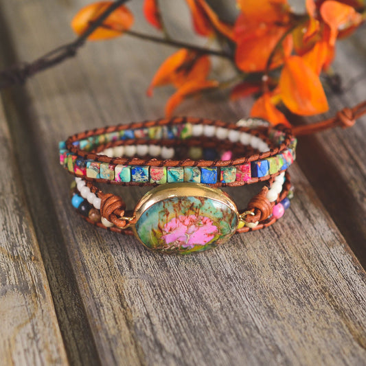 Ikarus-Jaspis-Chakra-Armband