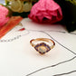 Verstellbarer Vintage-Opalring aus 925er Silber