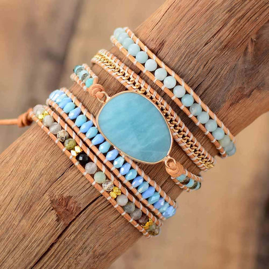 Exclusive Amazonite Wrap Bracelet