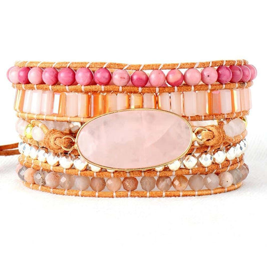 Dreamy Pink Wrap Bracelet