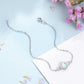 Lucky Rainbow Moonstone Sterling Silver Bracelet