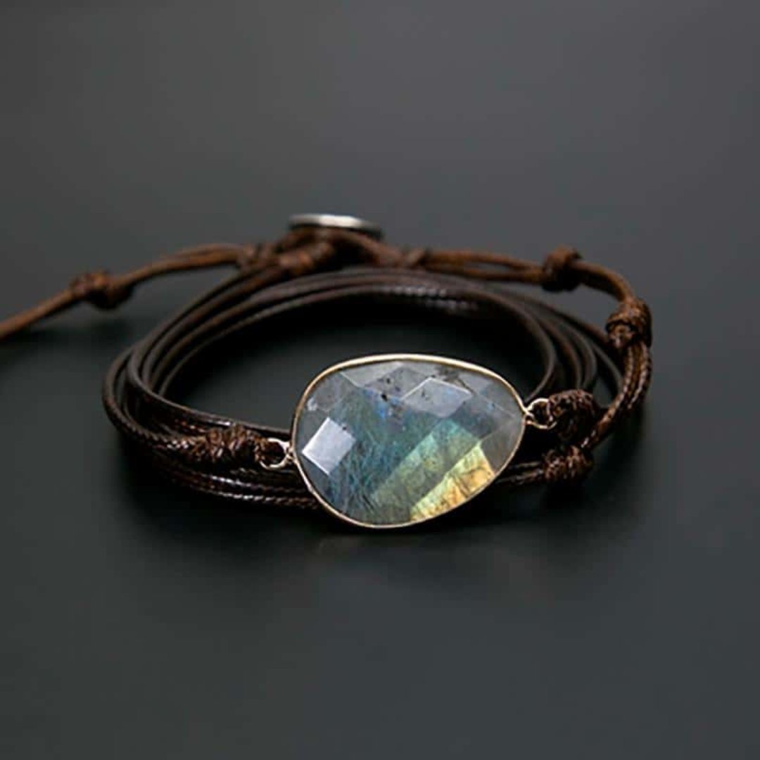 Boho Labradorit Armband 