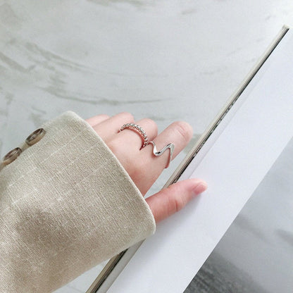 Nerissa 925 Sterling Silver Adjustable Ring
