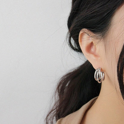 Bianca 925 Sterling Silber Ohrringe
