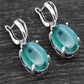 Spiritual Crystal Silver Plated Earrings