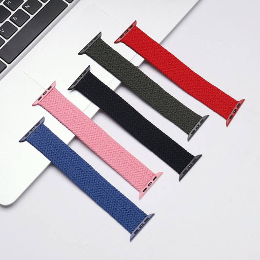 Geflochtenes Solo Grey Apple Watch Armband