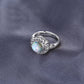 Vintage Opal 925 Sterling Silber Ring