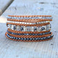 Spirituelles Boho Chic Wickelarmband